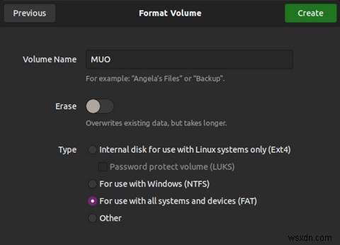 Ubuntu에서 USB 드라이브 포맷이 안 될 때 해결하는 방법