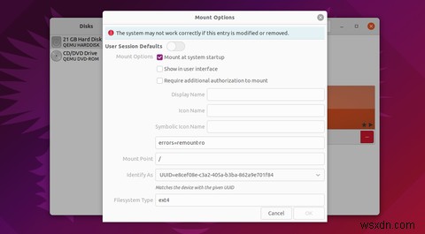 더 나은 HDD/SSD 관리를 위해 Ubuntu 디스크 유틸리티를 사용하는 방법
