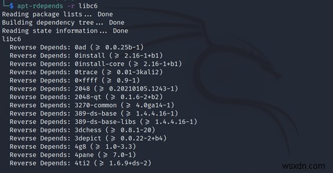 우분투(Ubuntu)에서 패키지 종속성 목록을 확인하는 방법