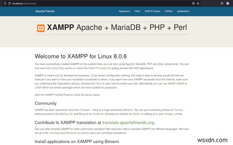 Ubuntu Linux에서 XAMPP로 LAMP 환경 구축하기: 설치부터 서버 실행까지