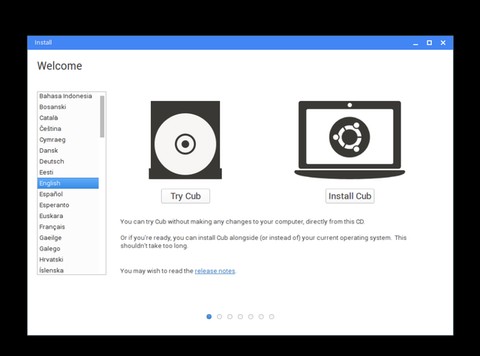 Cub Linux로 노트북에서 Chrome OS 경험하기
