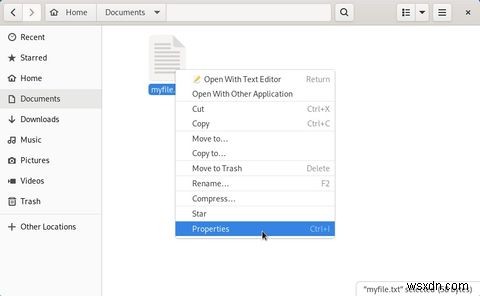 Linux 데스크톱에서 파일 권한을 변경하는 방법
