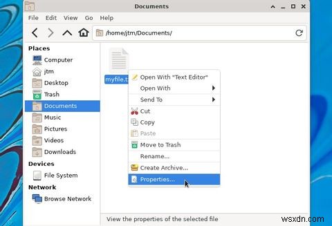 Linux 데스크톱에서 파일 권한을 변경하는 방법