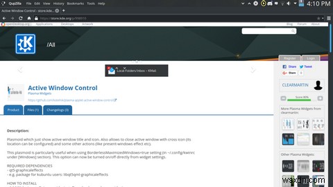 리눅스 KDE 플라즈마 위젯 추천: 꼭 사용해 봐야 할 5가지 애플릿