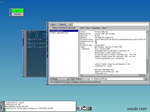 Tiny Core Linux: 역대 최소 크기의 리눅스 배포판