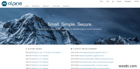Alpine Linux, 리눅스 전문가를 위한 신선한 산의 공기