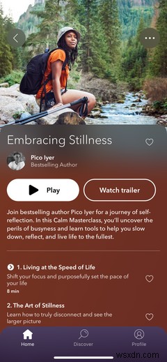 Calm 앱으로 완성하는 마음챙김 명상: 수면 개선부터 스트레스 해소까지
