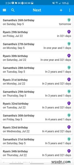 생일 알림부터 카드 전송까지, 놓치기 쉬운 생일을 챙겨주는 안드로이드 생일 관리 앱 6선