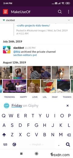 안드로이드 메시지용 최고의 GIF 키보드 5가지