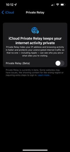 아이폰에서 iCloud 프라이빗 릴레이를 사용할 수 없나요? 원인과 해결 방법