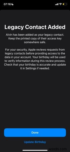 사망 후 iCloud 데이터를 안전하게 물려주는 방법: iOS 레거시 연락처 설정 가이드