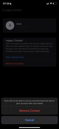 사망 후 iCloud 데이터를 안전하게 물려주는 방법: iOS 레거시 연락처 설정 가이드
