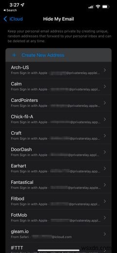 iCloud+  이메일 숨기기 로 익명 이메일 주소 생성하고 관리하는 방법