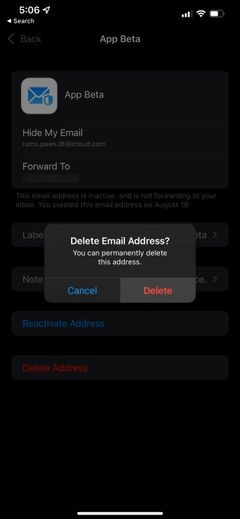 iCloud+  이메일 숨기기 로 익명 이메일 주소 생성하고 관리하는 방법
