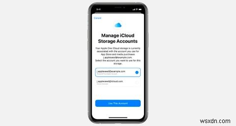 Apple One iCloud 저장 용량, 두 개의 Apple ID 계정으로 나눠 쓰는 방법
