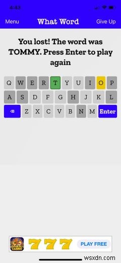 아이폰에서 즐기는 최고의 Wordle(워들) 클론 게임 6가지