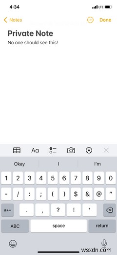 아이폰 Apple Notes 앱에서 개인 메모 잠그는 방법