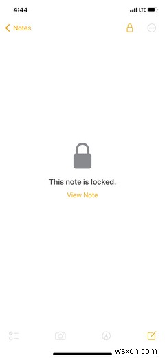 아이폰 Apple Notes 앱에서 개인 메모 잠그는 방법