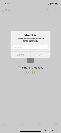 아이폰 Apple Notes 앱에서 개인 메모 잠그는 방법