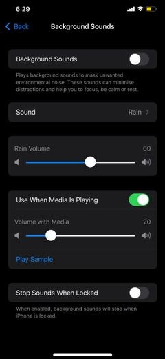 iOS 15 배경 사운드 완벽 가이드: 아이폰에서 차분한 자연음 재생하는 방법