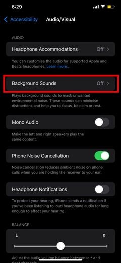 iOS 15 배경 사운드 완벽 가이드: 아이폰에서 차분한 자연음 재생하는 방법