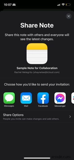 Apple 메모(Notes)로 다른 사람과 함께 협업하는 방법