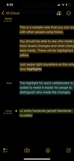 Apple 메모(Notes)로 다른 사람과 함께 협업하는 방법