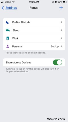iOS 15 집중 모드 완벽 활용법: 상황별 6가지 설정 가이드