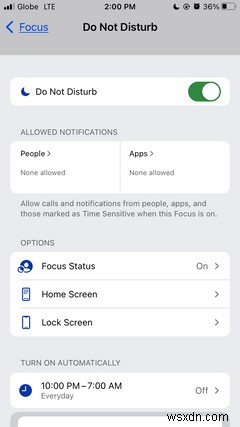 iOS 15 집중 모드 완벽 활용법: 상황별 6가지 설정 가이드