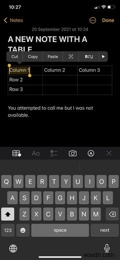 Apple Notes 표 마스터하기: 생성부터 서식 지정까지 전문가처럼 활용하는 7가지 방법