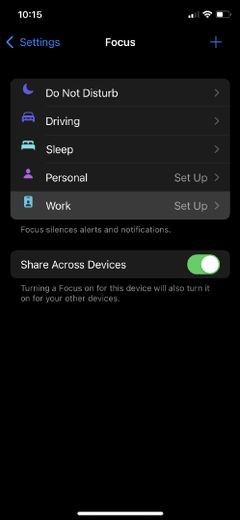 iOS 15 집중(Focus) 모드 설정 및 사용법 완벽 가이드