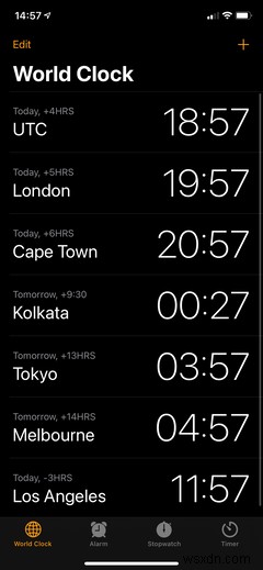 아이폰 기본 시계 앱만으로 충분한 이유 – 알람부터 세계 시계까지