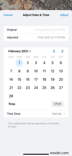 iOS 15에서 사진의 날짜, 시간, 위치 손쉽게 수정하는 방법