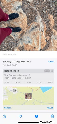 iOS 15에서 사진의 날짜, 시간, 위치 손쉽게 수정하는 방법