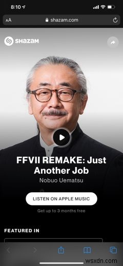 아이폰에서 재생 중인 음악을 Shazam으로 인식하는 방법