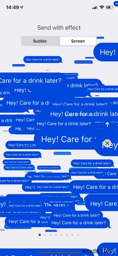 아이폰 iMessage에 멋진 애니메이션 효과를 추가하는 방법
