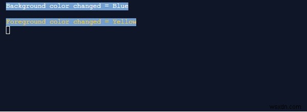 C# 콘솔에서 텍스트 전경색(글자 색)을 변경하는 방법