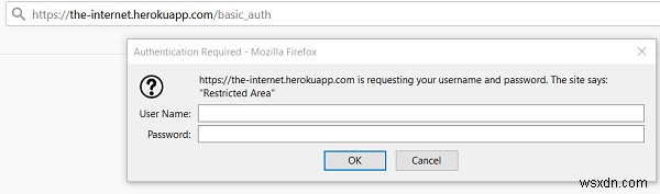 Java Selenium WebDriver로 인증 팝업(로그인 창) 처리하는 방법