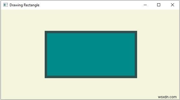JavaFX를 사용해 사각형(Rectangle)을 그리는 방법