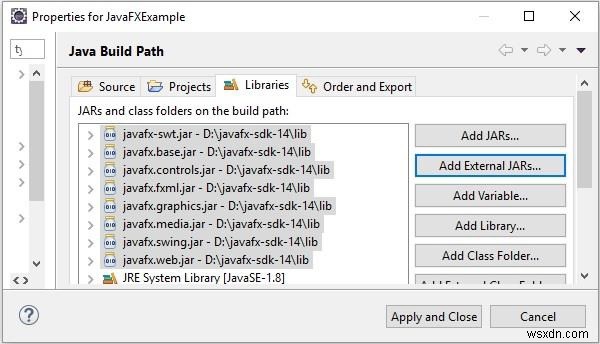 Eclipse에서 JavaFX 설정하기: Maven 및 수동 설치 완벽 가이드