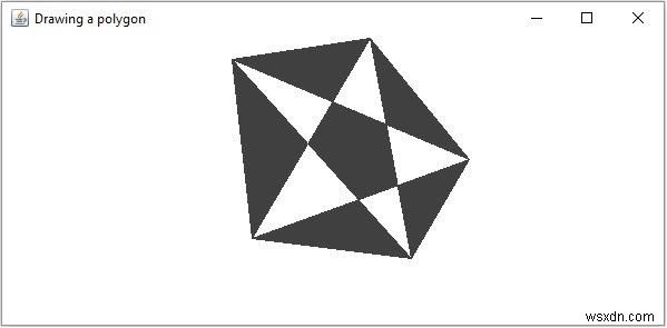 Java OpenCV에서 채워진 다각형(Polygon)을 그리는 방법