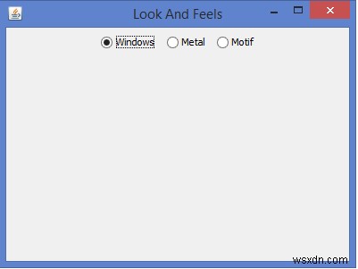 Java Swing에서 다른 룩 앤 필(Look and Feel)을 설정하는 방법