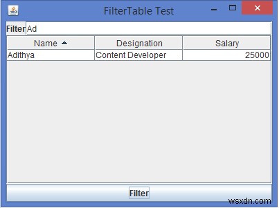 Java Swing에서 JTable 행 필터링하기 – TableRowSorter 완벽 가이드