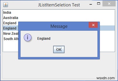 Java JList에서 항목 선택 시 값 표시하기: MouseAdapter 활용법