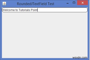 Java Swing에서 둥근 모양의 JTextField 구현하기