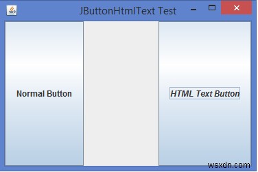자바 Swing JButton에 HTML 텍스트를 적용하는 방법