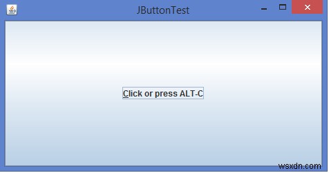 Java Swing에서 JButton 단축키(바로 가기 키) 설정하는 방법