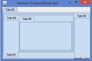 Java에서 하나의 JTabbedPane에 여러 탭을 삽입하는 방법