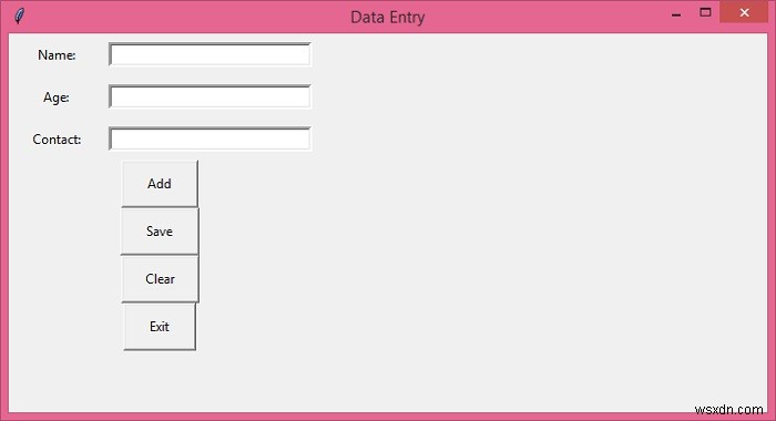 Python Tkinter – 입력 필드의 데이터를 CSV 파일로 내보내는 방법