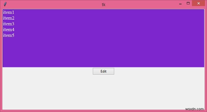 Tkinter 리스트박스(Listbox)에서 특정 항목을 수정하는 방법